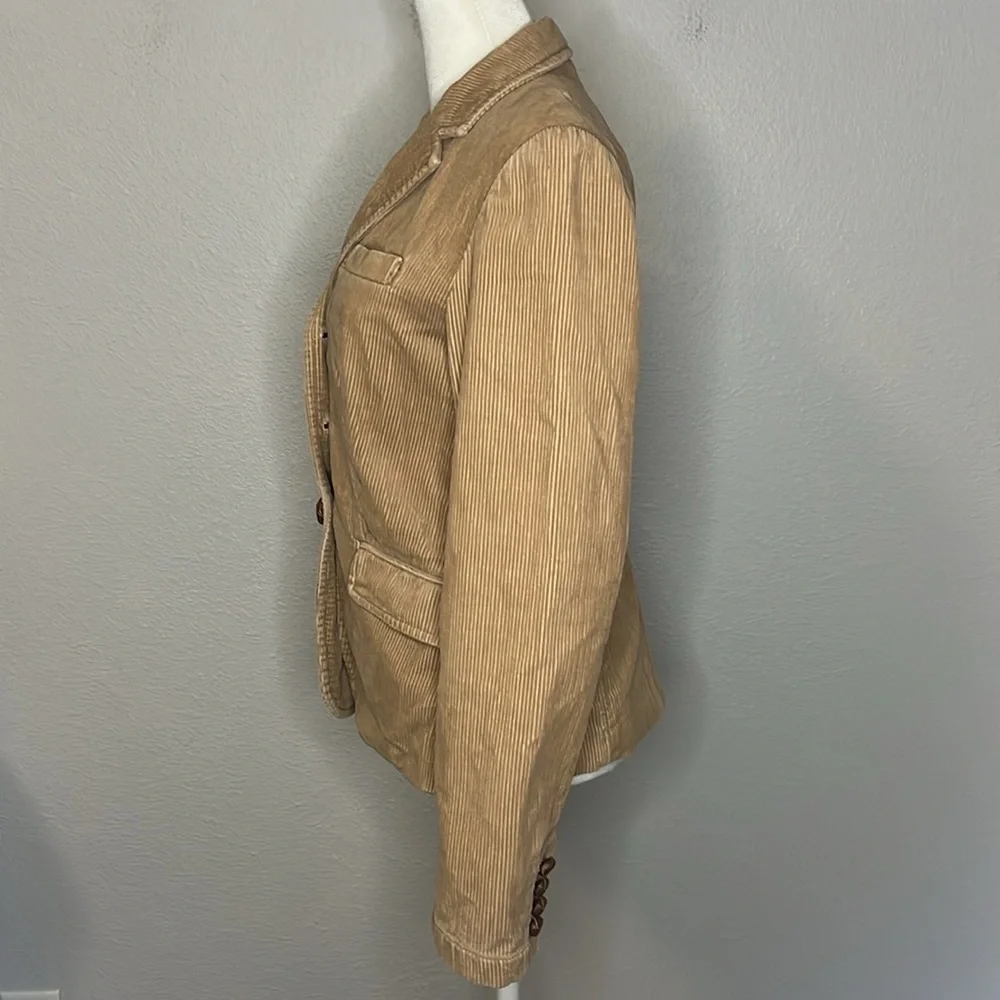JCrew Vintage Corduroy Blazer Tan Size Small